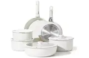 CAROTE 12pcs Pots and Pans Set, Non Stick Cookware Set Detachable Handle