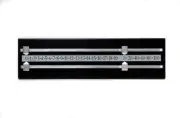Rectangle Pool Billiard Table Snooker Scoreboard Black and Chrome