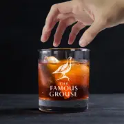 Custom Engraved The Famous Grouse Whiskey Glass – 11 oz Standard Rocks Glass