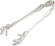 Eagle Claw Ice Tongs, Stainless Steel Tongs, Non-Slip Bar Tool for Garnishing, 200mm Compact Home Bar Essential