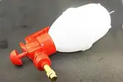 0.8 Litre - Brass Hand Sprayer for Multi-Purpose Use - Industrial Grade Acid Solvent Resistant Pressure Sprayer， Household Painting Chemical Sprayer，Car Washer Hand Pump Spray Gun Sprayer