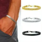1 Men's Stylish Titanium Charm Bracelet Trendy Gift for Him