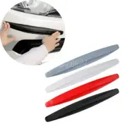 Car Front Rear Corner Bumper Guard Protector Anti-collision Strip Carbon Fiber
