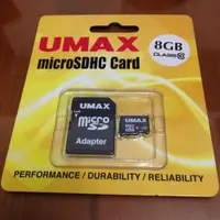 在飛比找蝦皮購物優惠-[出清]UMAX micro SDHC Card Class