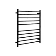 HOTWIRE Hotwire Heated Towel Rail - Round Bar (H900mmxW700mm) with Timer - Gun Metal