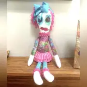 Handcrafted Unique Homemade Rag Cloth Doll 20” Weird Funky Whimsygoth Quirky