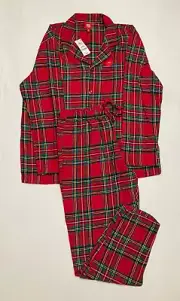 Family Pajamas Men's Brinkley Cotton Plaid Pajamas Set L