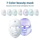 7 Colour LED Light Photon Face Mask Rejuvenation Skin Facial Wrinkle Therapy AU