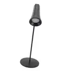 HG (Black)LED Lamp Clip On 3 Modes Rechargeable Reading Light LED Tabletop Light