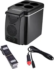 6 Liter MiniRefrigerator, Portable Car Fridge Freezer For Storing Drinks And Food, Vehicle-mounted Dual-purpose Insulated Refrigerated Container For Outdoor, Camping, Travel