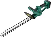 Cordless Hedge Trimmer Portable Electric Hedgerow Machine, Household Double-Blade 18V Shrub Trimmer, Rechargeable Portable Garden Tools, Safety Double Switch (Color : Green, Size : 78cm)