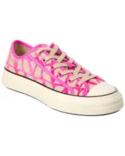Valentino Toile Iconographe Canvas & Leather Sneaker