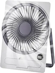Desk Fans Cooling Quiet Office, Portable Small Table Fan, Personal Portable USB Electric Cooling Tool Hangable Standing For Office Dormitory Kitchen Bedroom Table And Desktop