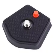 1/4" Black Quick Release Plate For Manfrotto 7321YB MKC3-H01 MKC3-H02 Cameras