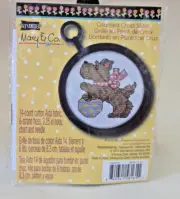 Mary Engelbreit Counted Cross Stitch Scottie Dog/Puppy 3.25" in Hoop, NEW