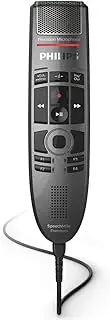 Philips SMP3700 SpeechMike Premium Touch, USB Dictation Microphone for Crystal Clear Recording and Best Voice Recognition Results, Operation via Sensory Control Panel and Push Buttons, Anthracite