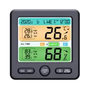 Indoor Digital Thermometer Hygrometer and Alarm Clock