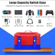 Carrying Storage Soft Case for Nintendo Switch OLED Portable Travel Bag RedBlue