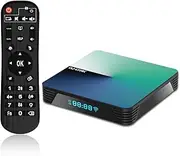 CHROX Android 13.0 TV Box, GK28 4G RAM 64G ROM RK3528 with Dual 2.4G/5.8G WiFi, BT 5.0+ Quad-Core 64 Bits 4K/8K UHD H.265 Ethernet LAN 3D Set Top TV Box,2gb+16gb