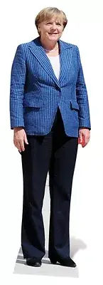 Angela Merkel LIFESIZE CARDBOARD CUTOUT / Standee German Chancellor Leader