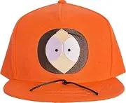Concept One South Park Cap, Adjustable Snapback Baseball Hat with Flat Brim, Orange, One Size