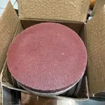 4吋圓盤砂紙，自粘砂紙，紅砂，耐磨