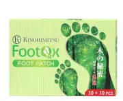 Kinohimitsu Footox Foot Patch 10's + 10's , Detox & Cleanse, Foot Care