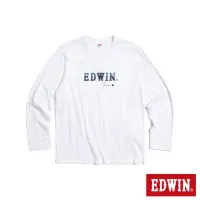 在飛比找momo購物網優惠-【EDWIN】男裝 滑鼠購物車LOGO薄長袖T恤(白色)