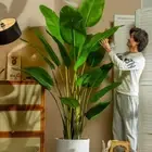 Room Greenery Home Decoration Fake Plant Faux Banana Tree Artificial Palm