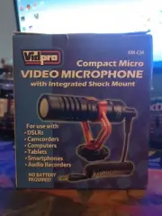 Vidpro Microphone for DSLRs,camcorders,tablets,smartphones and audio recorders