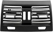 AC Air Conditioning Vent Outlet LHD RHD Full Chrome Air Conditioning AC Vent Grille Outlet Cover,for BMW,for 5 Series F10 520 521 523 525 528 530 2010-2017 64229209136(Rear Model C)