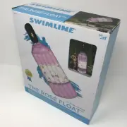Swimline Inflatable Rose Float Lounger Swimming Pool Raft Mat 94 x 28 inches