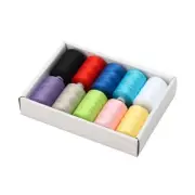 10Pcs Sewing Thread Polyester Threads Embroidery Thread for Clothes Stitching
