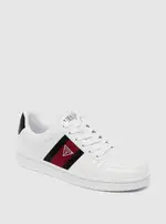 GUESS White Lamilo Low-Top Sneakers Size: 12