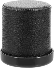 JOINPAYA Leather Dice Cup Lid Mute Shaking Dice Cup Set Game Accessories Delicate Holder