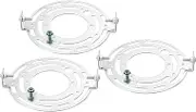 uxcell 115mm (4.53") Universal Light Fixture Mounting Bracket Kit, 3set Light Crossbar Round Ceiling Plate for Wall Light, Close to Ceiling Light, Chandelier