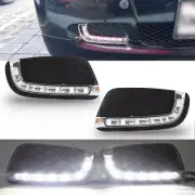 Fit For Benz Smart Fortwo 2008-2011 Pair LED DRL Daytime Running Fog Light Lamp (for: Smart)
