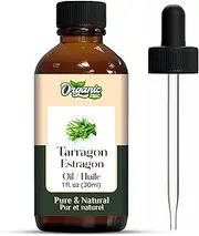 Organic Zing Tarragon (Artemisia Dracunculus) Oil | Pure & Natural Essential Oil for Aroma, Diffusers, Skincare & Haircare - 30ml/1.01fl oz