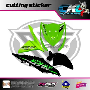 條紋變化 HONDA BEAT FI 2014 簡單貼紙 CUSTOM RACING01