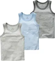 [HahaNice] Boys Vests Sleeveless Tank Top 12M - 12Y, 3 Pack