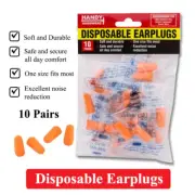 10 Pairs Disposable Ear Plugs Sleep Noise Disposable Earplugs in Bags