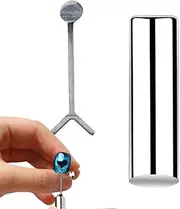 Magnetic Nail Tool - Heart Magnet for Nails with Y-Shaped Guide,Portable Handheld Manicure Design Aid for Friend Girlfriend Wife Daughter
