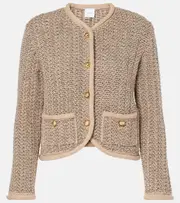 [Patou] Patou Wool and alpaca cardigan AU 14 beige