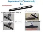Replacement Brush 14" Tile & Grout Scrub Wand or Vacuum 1 1/2" Floor Brush Tool
