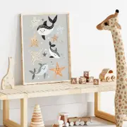 [Namly Design] Poster - Whimsical Sea Creatures