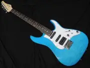 SCHECTER OL-BH-FM-FXD ILB Indigo Light Blue Electric Guitar with Gig Bag
