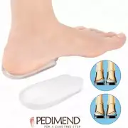 PEDIMEND 2x Gel Heel Pads Inserts Grip Cushion Insoles Support Plantar Fasciitis