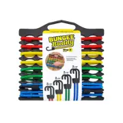 Wrap-It Storage Bungee Buddy Organizer - Coated Steel Core Hooks