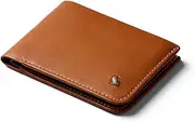 [Bellroy] Hide & Seek Wallet (Slim Leather Bifold Design, RFID Protected, Holds 5-12 Cards, Coin Pouch, Flat Note Section, Hidden Pocket) - Caramel