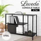 Levede 3-Tier Console Table Office Furniture Desk Hallway Side Entry Hall Shelf